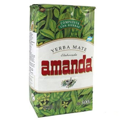 Мате Amanda Compuesta Con Hierbas 500 г  Мате Amanda Compuesta Con Hierbas 500 г - ароматный тонизирующий напиток. Сбалансированный вкус и аромат.
