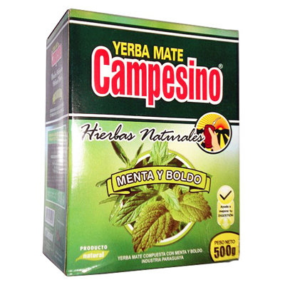 Чай мате с мятой Campesino Menta Y Boldo 500 г (Парагвай) 