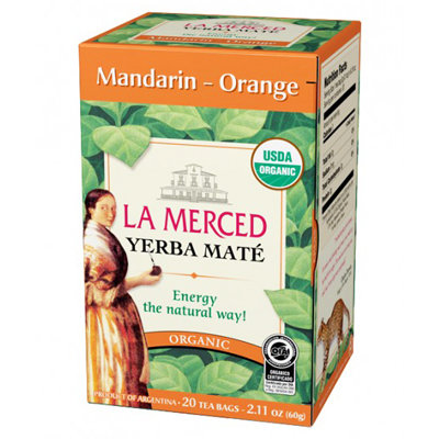 Чай мате La Merced Mandarin-Orange Organic (20 пакетиков) 