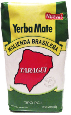 Мате Taragui Molienda Brasilena 500 г  Наиболее "чистый" состав среди большинства видов Мате. На 90% состоит из фракций листа, без примесей.